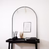 آینه رومیزی فلزی لیام مشکی 90×120