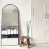 آینه قدی فلزی لیام مشکی 60×160 - تصویر 9
