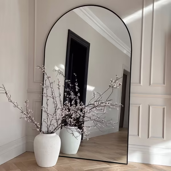 آینه قدی فلزی لیام مشکی 120×200