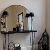 آینه رومیزی فلزی لیام مشکی 120×90